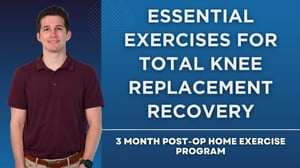 Youtube video thumbnail for video titled: Essential Exercises For Total Knee Replacement Recovery