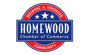 Homewood Chamber of Commerce logo — EW Motion Therapy Birmingham Alabama community partner.