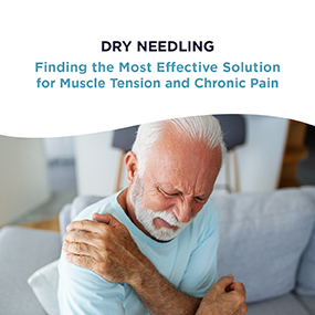 Older man grimacing and clutching his shoulder in pain, representing EW Motion Therapy's dry needling guide on finding the most effective solution for muscle tension and chronic pain